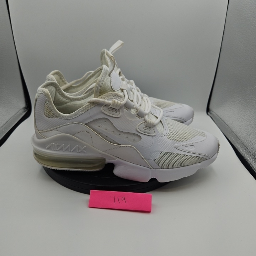 Nike Women's White and Cream Air Max Sneakers